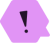 Bubble Pink Exclamation Mark