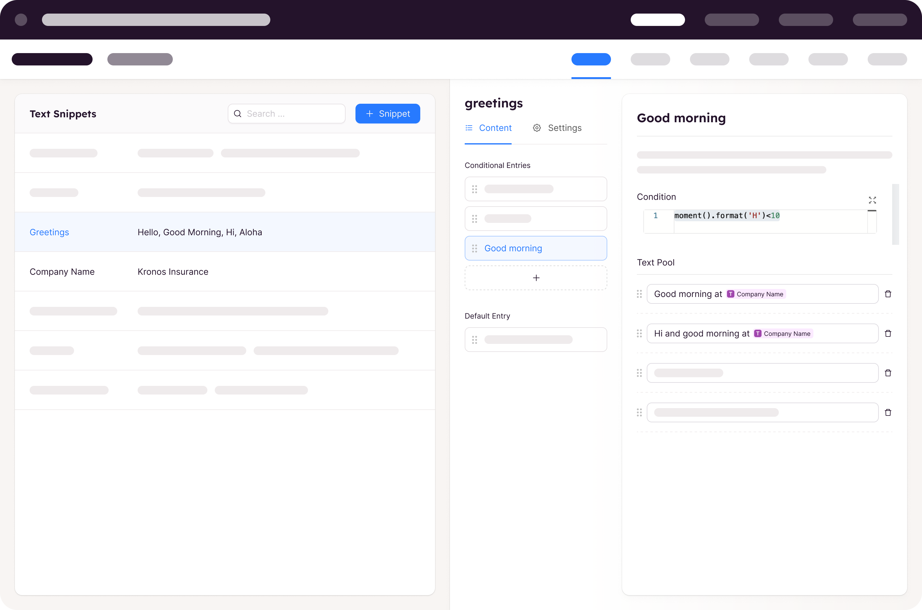 Interface_Text-Snippets